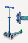 Deluxe Mini Led Micro Scooter |Crystal Blue - CR Toys