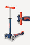 Deluxe Mini Led Micro Scooter | Navy Blue 2+ - 1