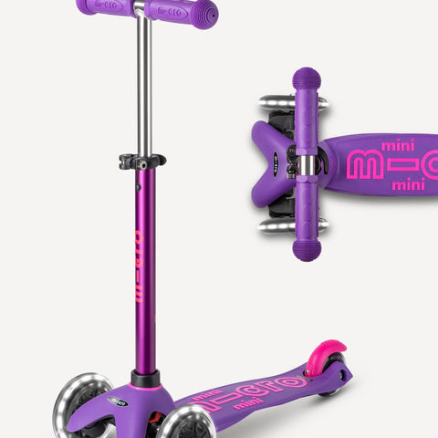 Deluxe Mini Led Micro Scooter | Purple 2+ - 1