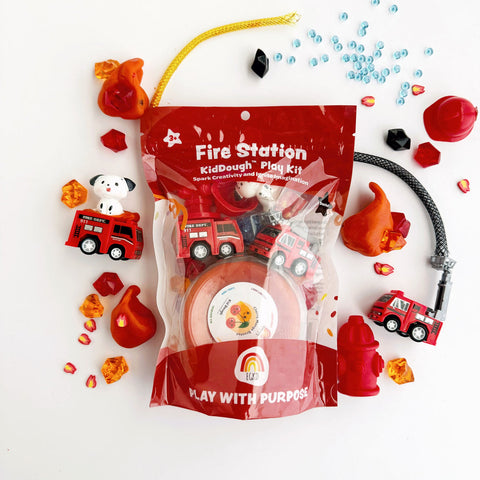 Kiddough Play Kit | Fire Station 3+ - 1