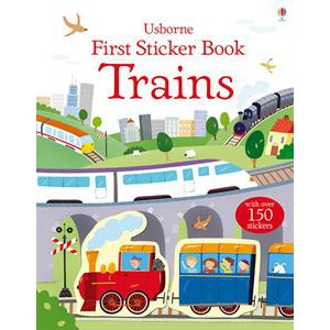 First Sticker Book Trains Ages 4+ - CR Toys