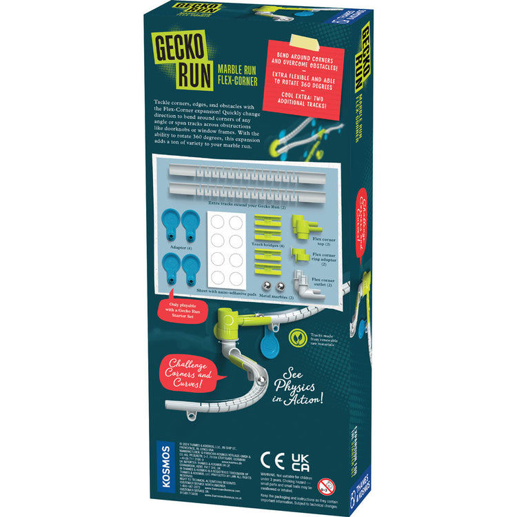 Gecko Run | Marble Run Flex-Corner Expansion Pack 8+
