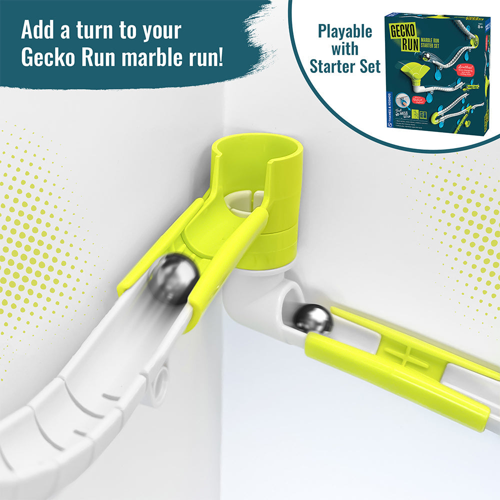 Gecko Run | Marble Run Flex-Corner Expansion Pack 8+