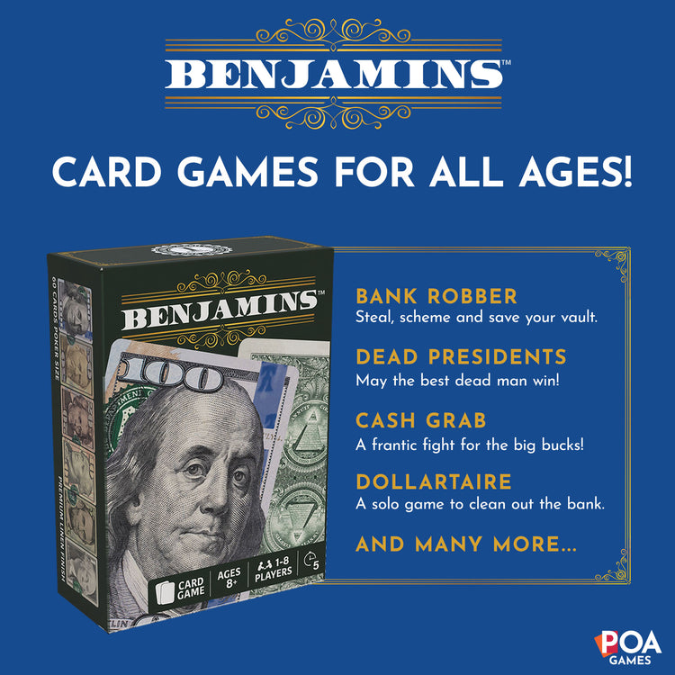 Benjamins Cash Cards Card Games 8+ - 6