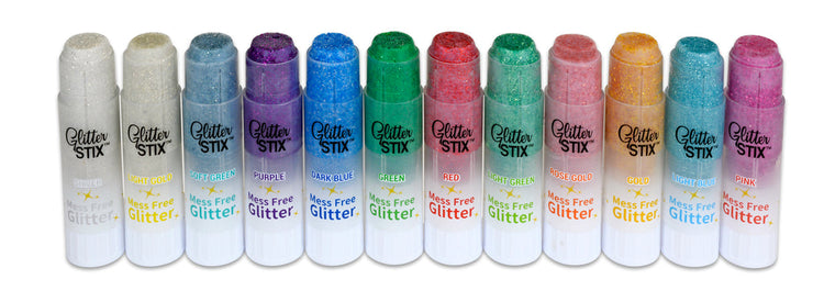Glitter Stix - 12 Color Set 6+ - CR Toys