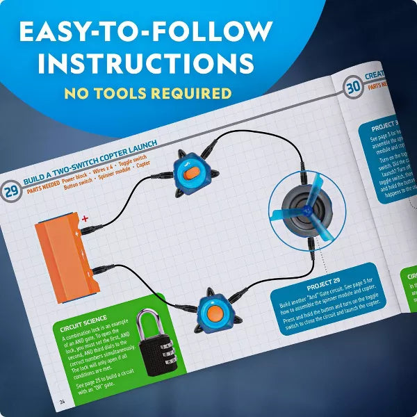 National Geograhic | Epic Circuits Science Kit - 40+ Projects 8+