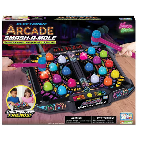 Arcade Smash-a-Mole 2 Player Game 6+ - CR Toys