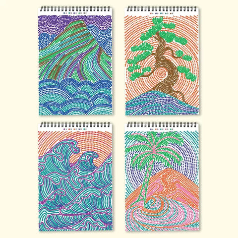 Lifelines | FlowArt | Dot By Letter | Landscape - 1