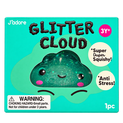 Squish | Glitter Cloud | Teal - 1