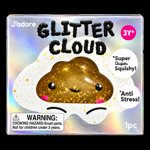Squish | Glitter Cloud | Clear - 1