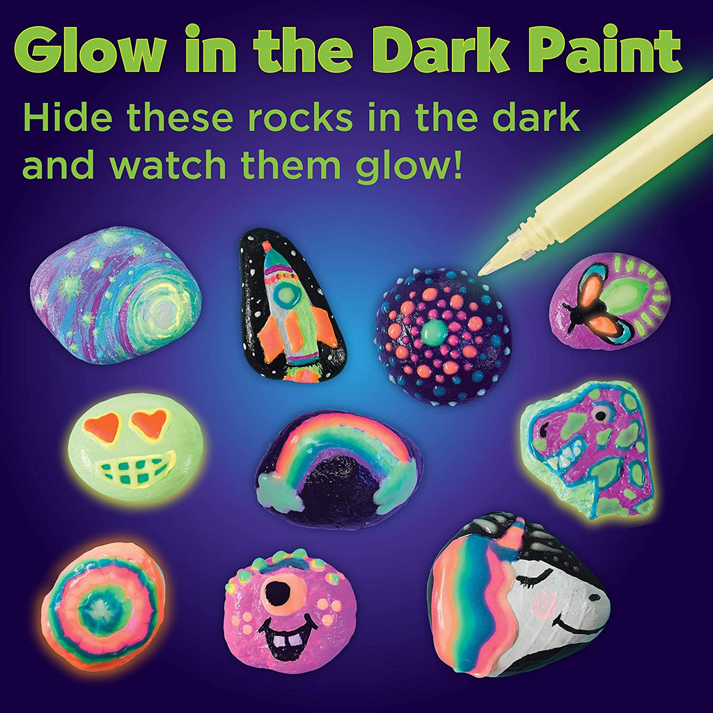 Glow in the Dark Rock Painting Kit 6+ - CR Toys
