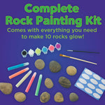 Glow in the Dark Rock Painting Kit 6+ - CR Toys