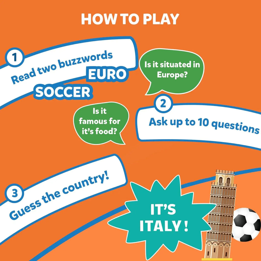 Guess in 10 | Countries of the World Card Game 8+ - 3