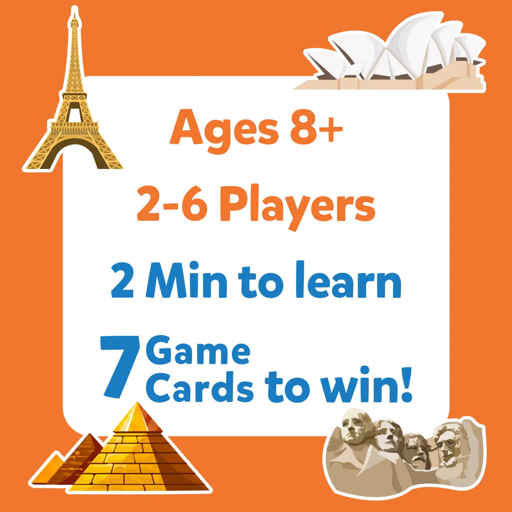 Guess in 10 | Countries of the World Card Game 8+ - 6