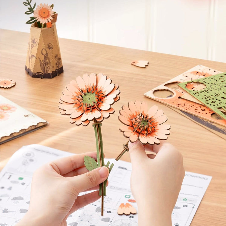 Hands Craft | Orange Gerbera Daisy 14+