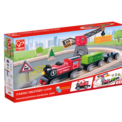 Hape Delivery Loop Train Set Ages 3+ - CR Toys