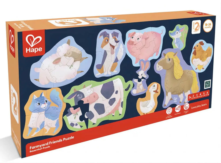 Farmyard Friends Puzzle For Ages 18Mons+