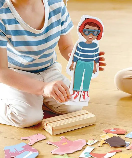 Dress-Up Magnetic Dolls Puzzle For Ages 3+