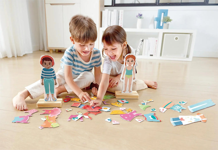 Dress-Up Magnetic Dolls Puzzle For Ages 3+