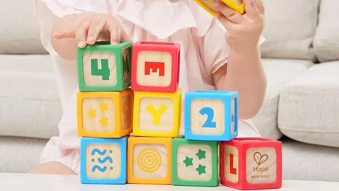 Grip-n-Stack Silicone & Wood Blocks  E0131