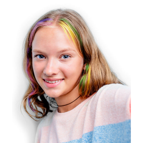 Hair Flair Metallic Set Of 8 Gel Sticks - 1
