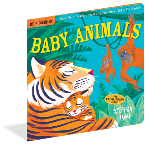 Indestructibles Baby Animals Soft Baby Book - CR Toys