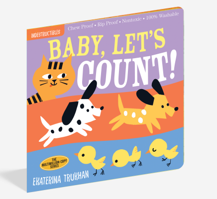 Indestructibles Baby, Let'S Count! Soft Baby Book - CR Toys