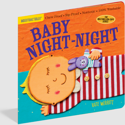 Indestructibles Baby Night-Night Soft Baby Book - CR Toys