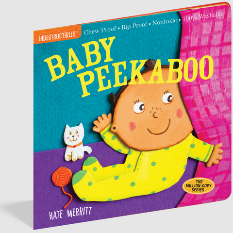 Indestructibles Baby Peekaboo Soft Baby Book - CR Toys