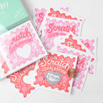 Scratch-Off Valentine Cards | Floral - 3