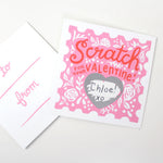 Scratch-Off Valentine Cards | Floral - 6
