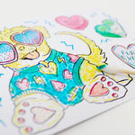 Paint With Water Valentine Cards | Puppy - 6