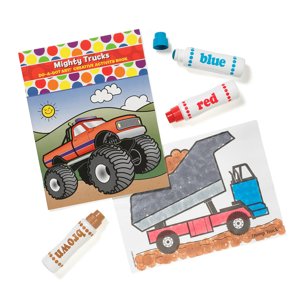 Do A Dot Book | Mighty Trucks 3+ - 2