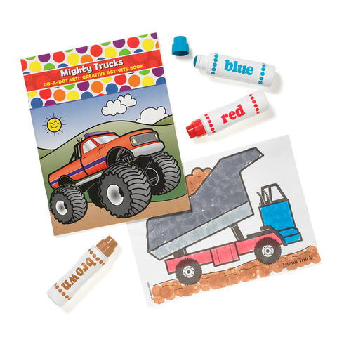 Do A Dot Book | Mighty Trucks 3+ - 1