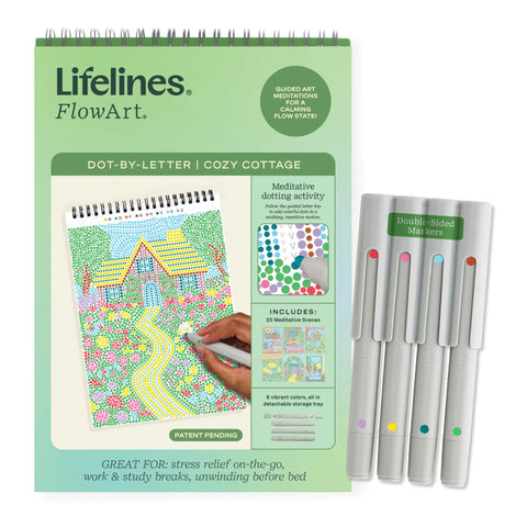 Lifelines | FlowArt | Dot-by-Letter | Cozy Cottage - 1