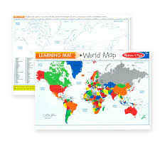 Learning Mat- World Map 8+ - CR Toys