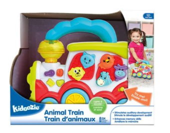 Lights ‘N Sounds Animal Train - Ages 1+ - CR Toys