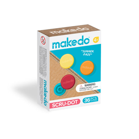 Makedo | Scru-Dot | Summer Daze 36pc 4+