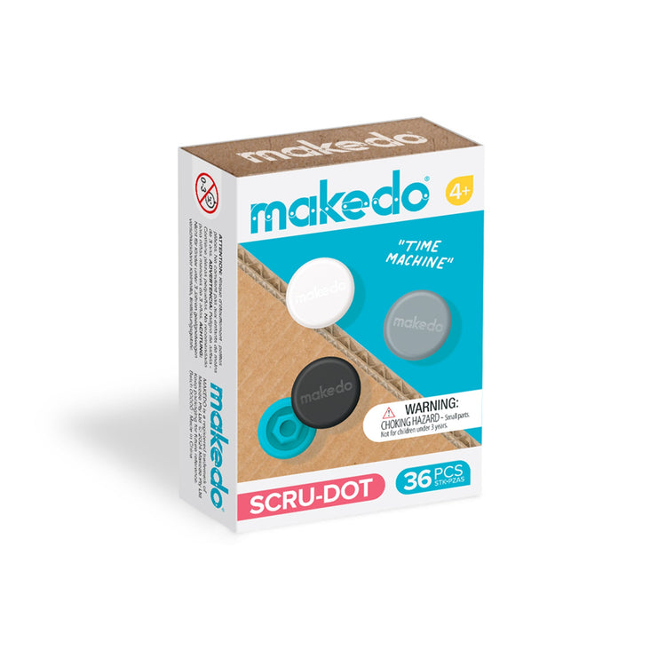 Makedo | Scru-Dot | Time Machine 36pc 4+