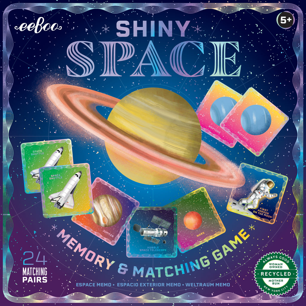 Shiny Space Memory & Matching Game Mgssp