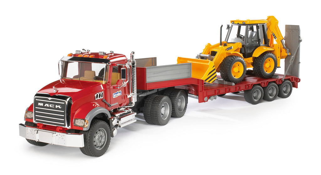 Mack Granite Truck W/Low Loader - CR Toys