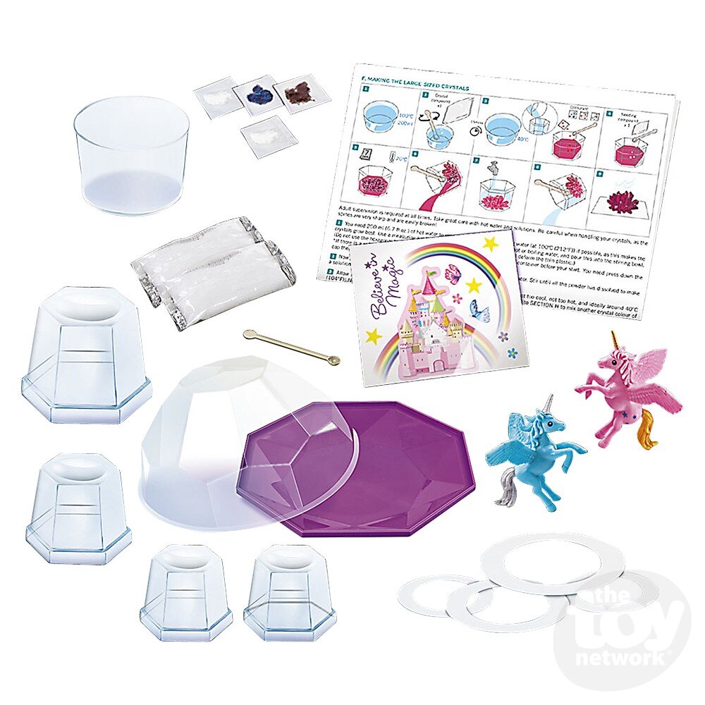 Kidslabs | Crystal Growing Unicorn Terrarium 10+ - CR Toys