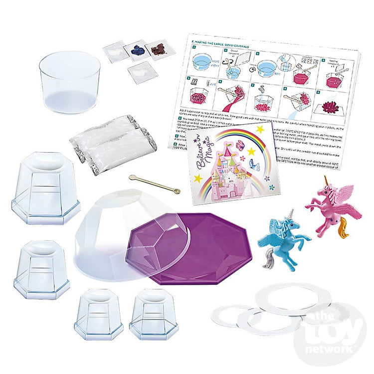 Kidslabs | Crystal Growing Unicorn Terrarium 10+ - CR Toys