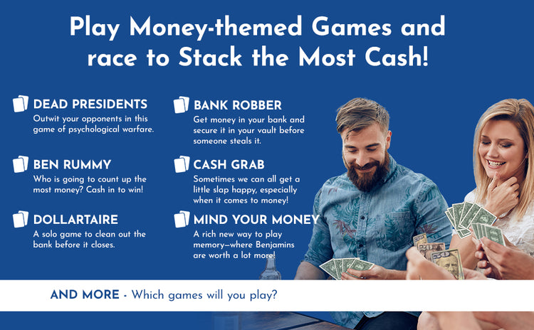Benjamins Cash Cards Card Games 8+ - 4