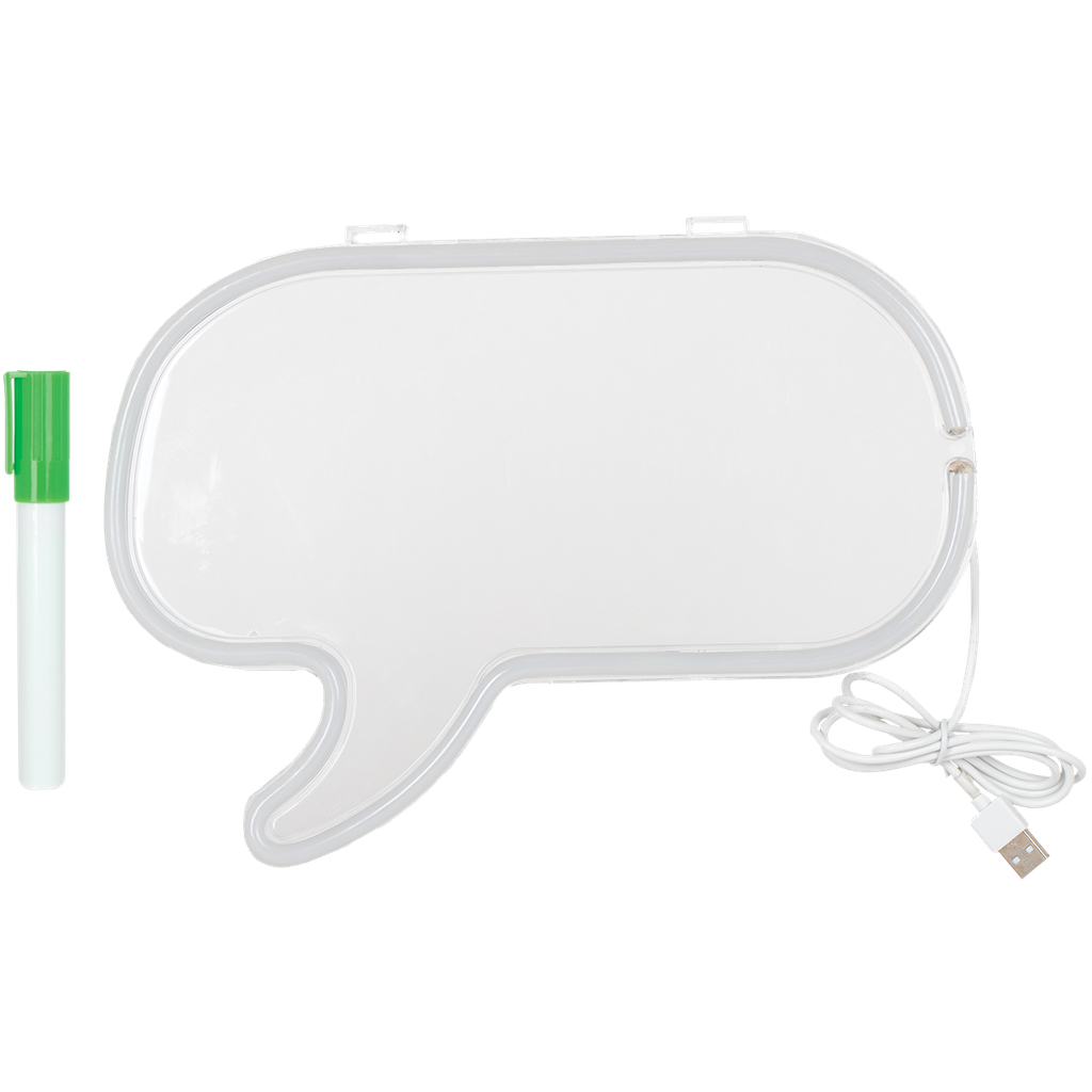 Neon Speech Bubble Message Light Frame - 3