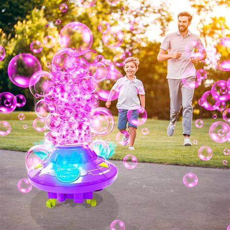 PoppinColorz UFO Bubble Machine 3+ - 5