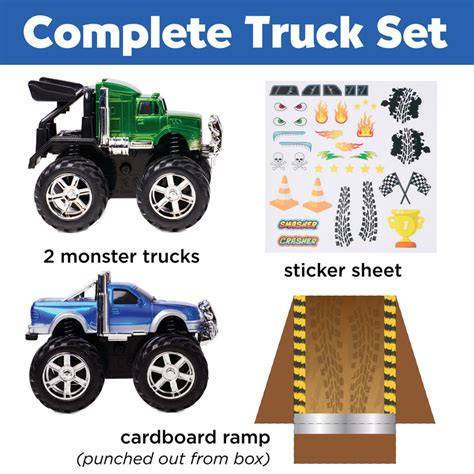Monster Trucks Craft Fun For Ages 5+