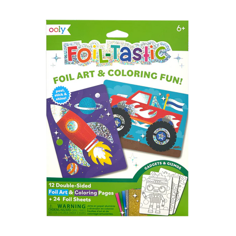 Foil-Tastic Foil Art & Coloring Sheets Gadgets & Gizmos For Ages 6+