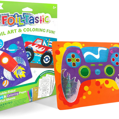 Foil-Tastic Foil Art & Coloring Sheets Gadgets & Gizmos For Ages 6+