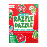 OOLY Jingle and Joy Razzle Dazzle DIY Gem Sticker Kit holiday craft set for ages 6 and up